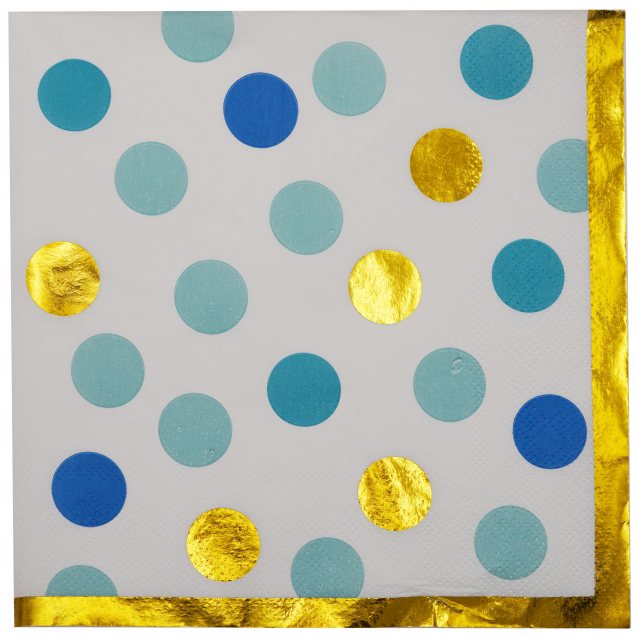 Apac Happy Birthday Spots Paper Napkin 20 Pack