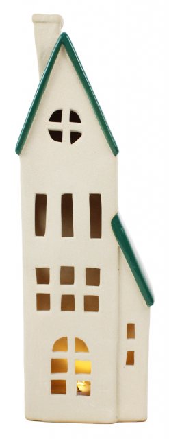 Apac Stoneware LED Tall House 29cm