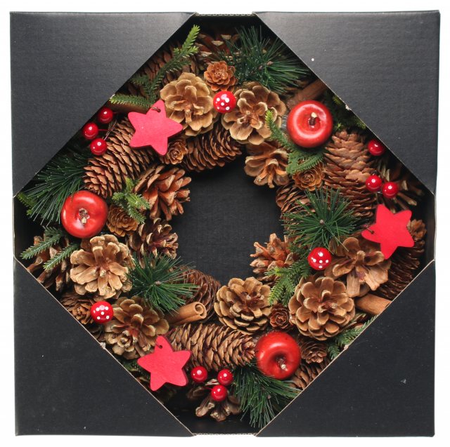 Apac Natural Woodland Wreath 30cm
