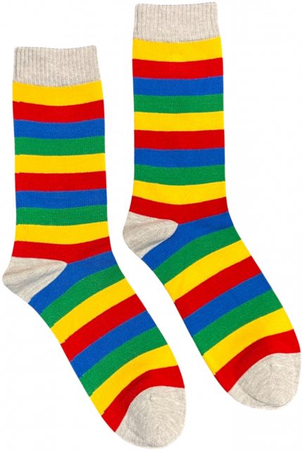 Jess & Lou Multi Coloured Bamboo Sock
