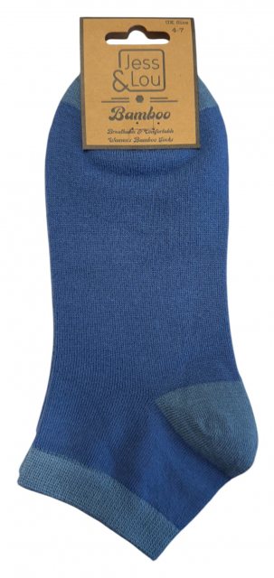 Jess & Lou Bamboo Trainer Sock