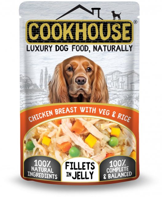Cook House Fillets In Jelly Dog Food 100g