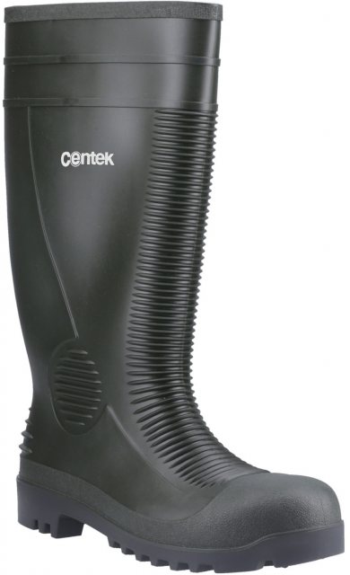 Centek Centek Unisex FS340 Safety Wellington Green/Black
