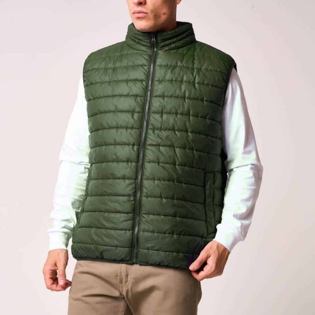 Carabou Carabou Formby Puffer Gilet Olive
