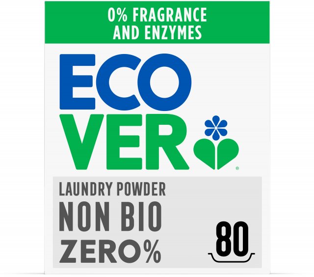 Ecover Ecover Zero Non Bio Washing Powder 80w 4kg