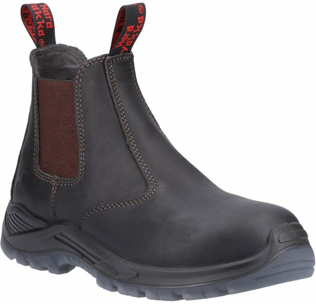 Hard Yakka Hard Yakka Men's Banjo Elastic Gusset Safety Dealer Boot Brown