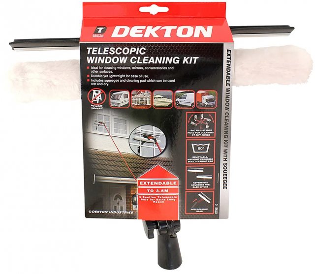 Dekton Telescopic Window Cleaning Kit