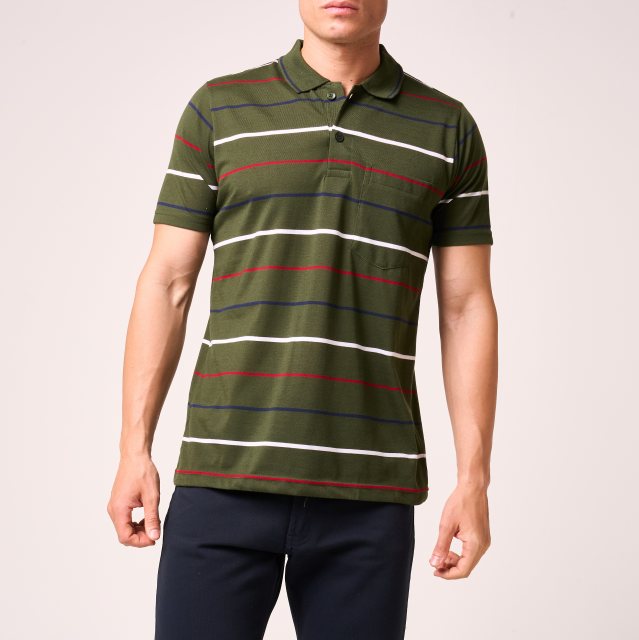 Carabou Carabou Lytham Polo Shirt Olive