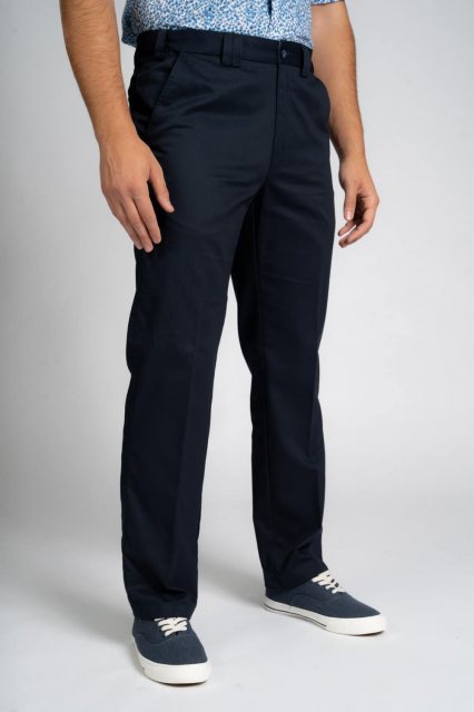 Carabou Carabou Cotton Chino Trouser Navy