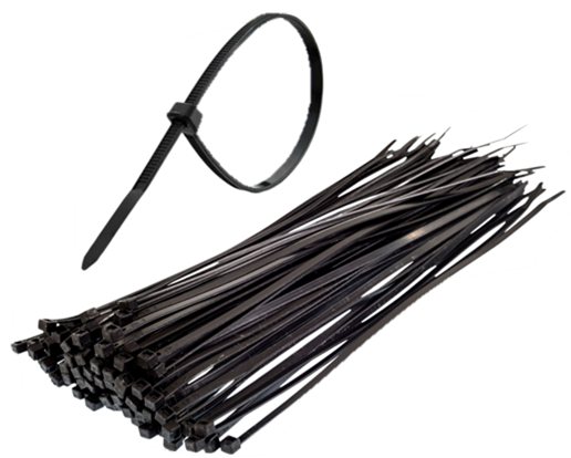 Westminster Electrical Cable Tie Black 100 Pack