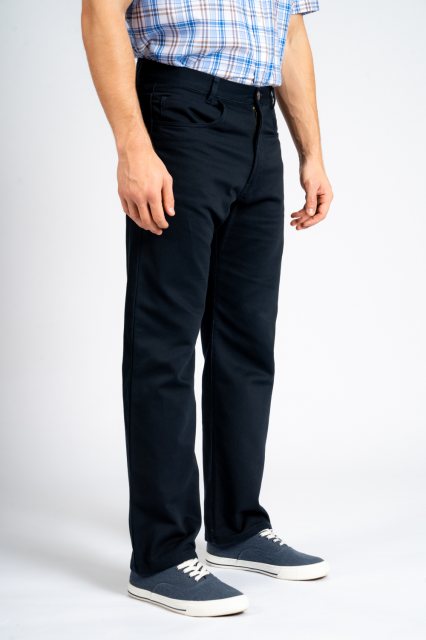 Carabou Carabou Bedford Cord Trouser Navy