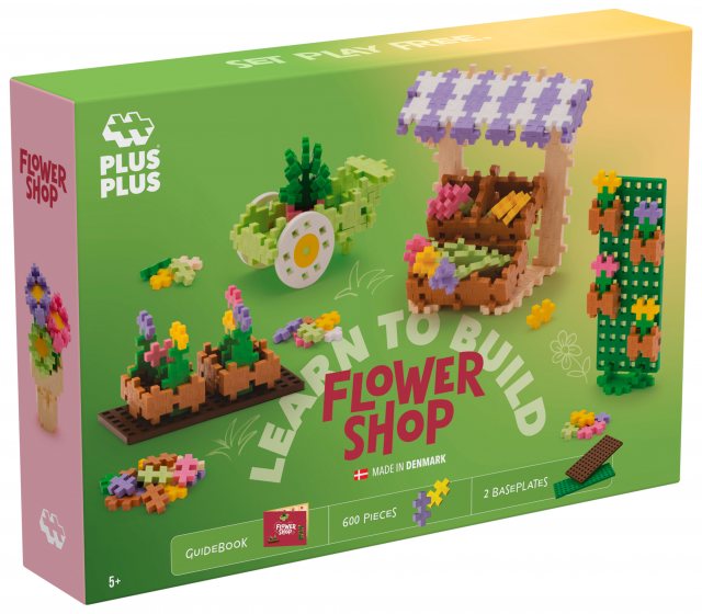 Plus Plus Learn To Build Flowershop