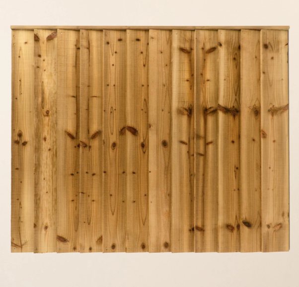 Ruby Wayney Overlap Featheredge Fence Panel 1.8m x 1.8m