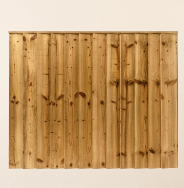 Ruby Framed Featheredge Fence Panel 1.8m x 1.8m