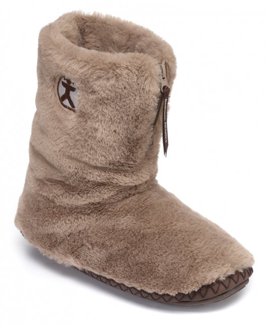 Bedroom Athletics Monroe Faux Fur Slipper Boot Taupe/Deep Taupe