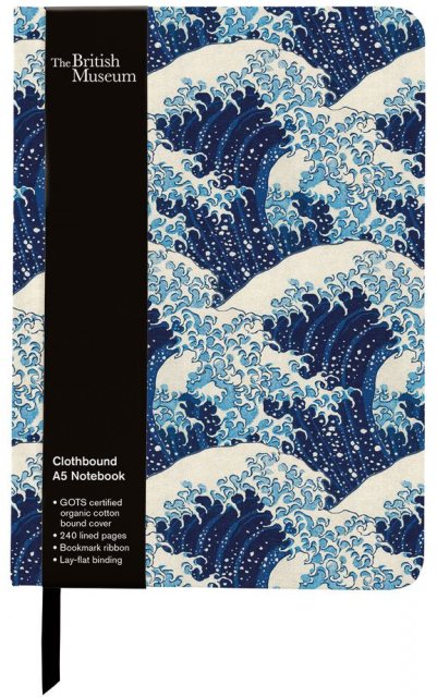 The British Museum Great Wave Clothbound A5 Notebook