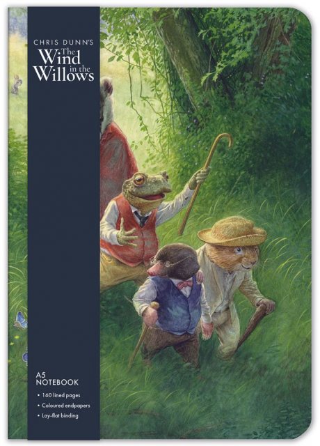 Chris Dunn's The Wind In The Willows A5 Notebook Summer Evening Walk