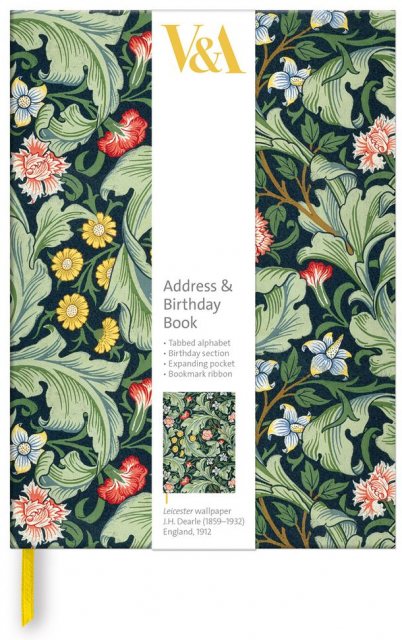 V & A Address & Birthday Book Leicester Wallpaper