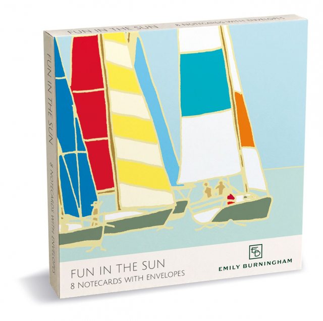 Emily Burningham Fun In The Sun Notecard 8 Pack