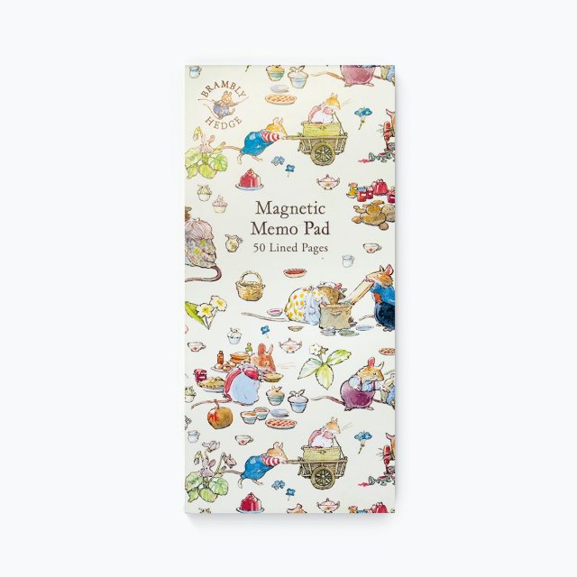Brambly Hedge Magnetic Memo Pad Spring Picnic