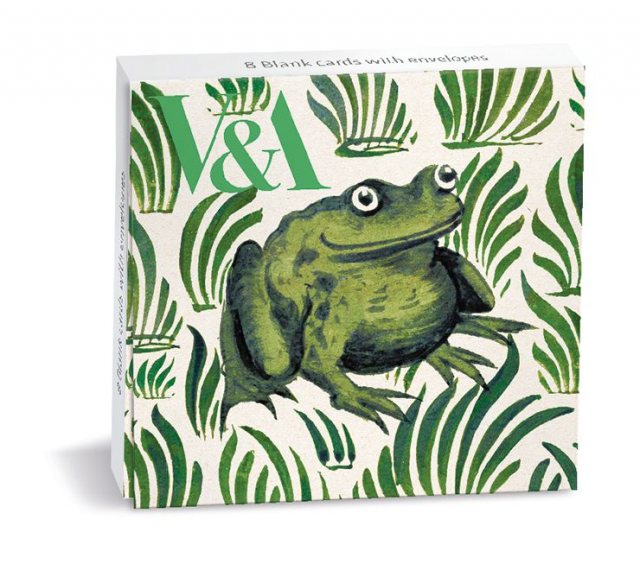 V&A Frog Tile Card 8 Pack