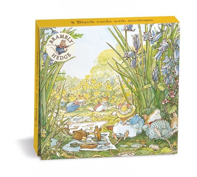 Brambly Hedge Snoozing Under The Bluebells Card 8 Pack
