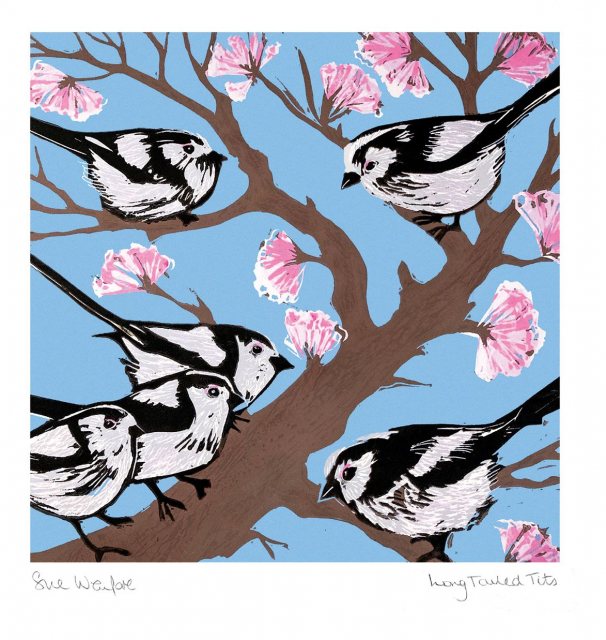 Museums & Galleries Long Tailed Tits Card