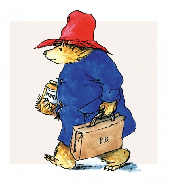 Paddington Bear With Marmalade Card