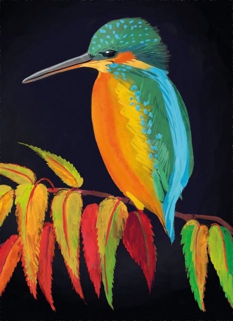 Sarah Campbell Kingfisher Card