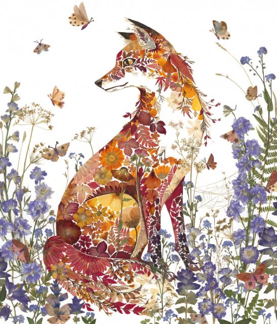 Wild Press Fox Card
