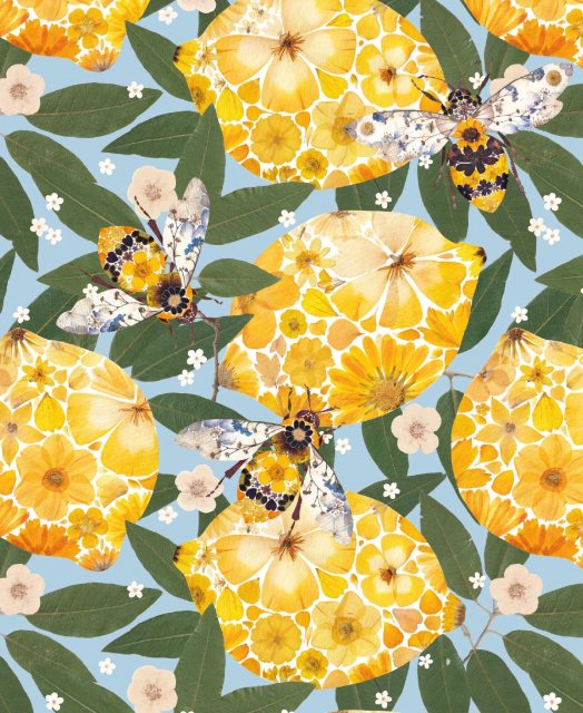 Wild Press Lemon Blossom & Bees Card