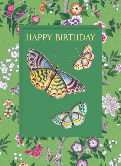 V&A Birthday Butterflies Card