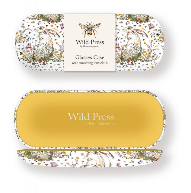 Wild Press Wildflower Hare Glasses Case