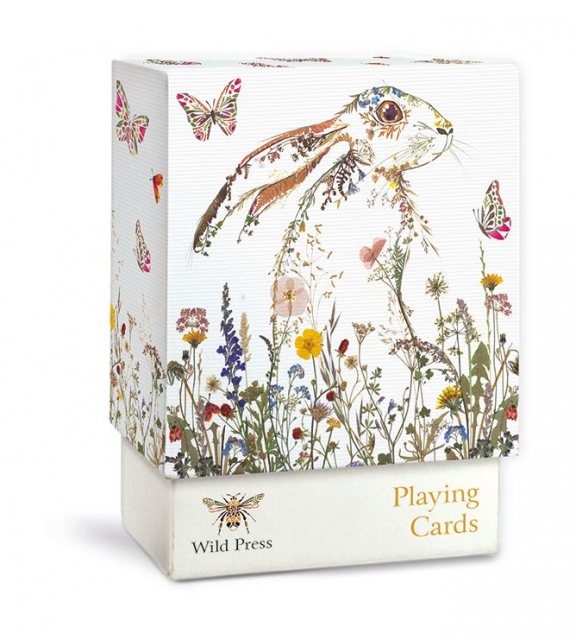 Wild Press Playing Cards Wildflower Hare