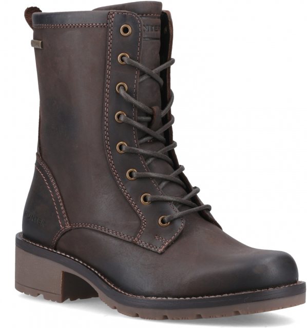 Hunter Hunter Maree Waterproof Mid Boot Dark Brown