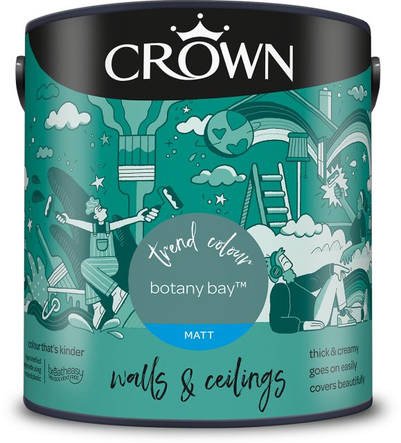 Crown Crown Matt Paint 2.5L Botany Bay
