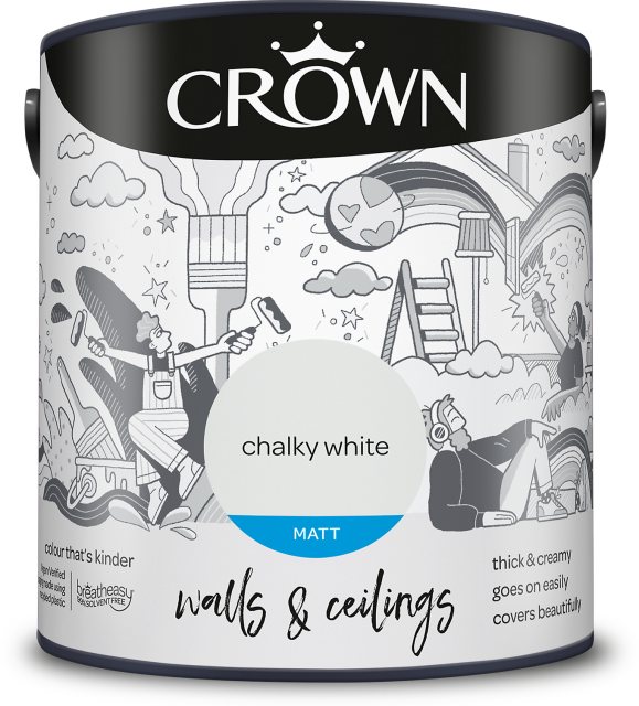 Crown Crown Matt Paint 2.5L Chalky White
