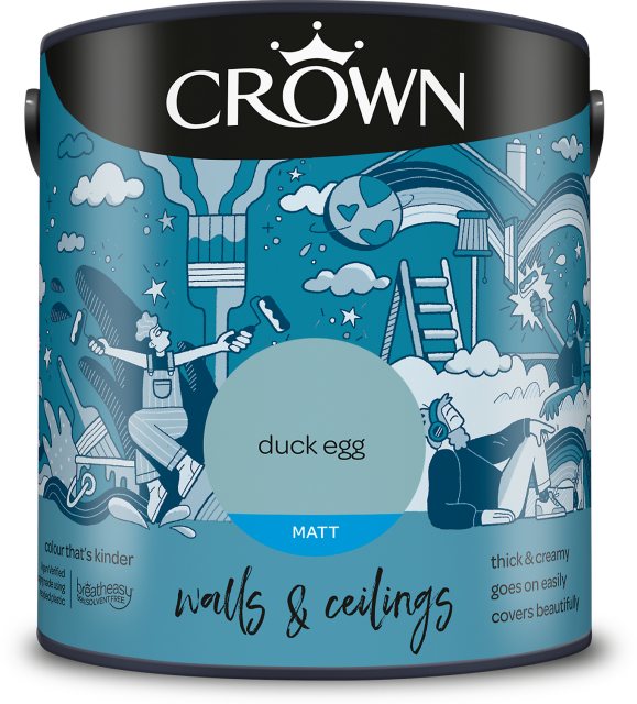 Crown Crown Matt Paint 2.5L Duck Egg