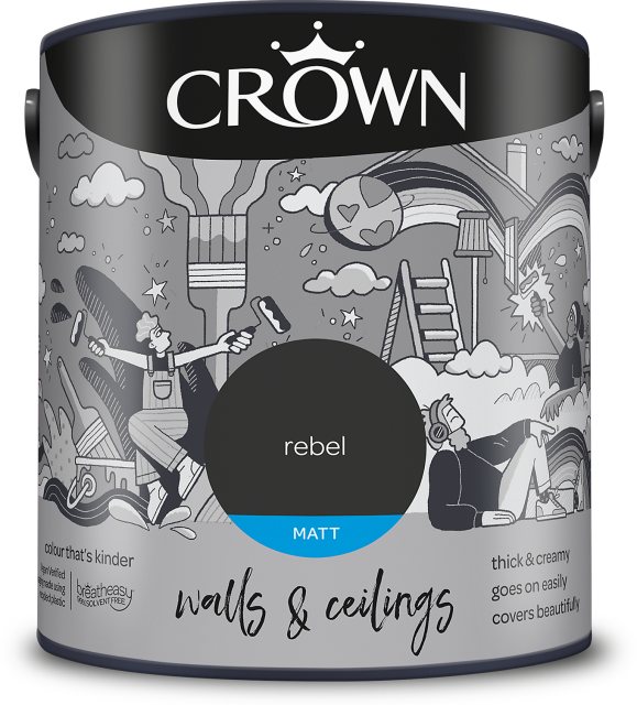 Crown Crown Matt Paint 2.5L Rebel