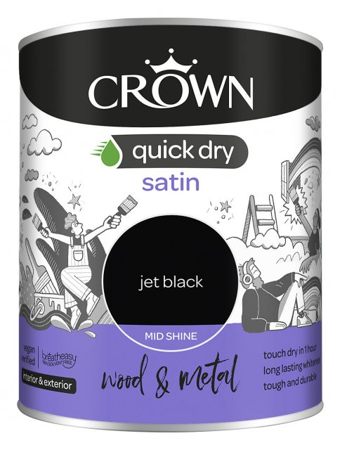 Crown Crown Satin Paint Quick Dry