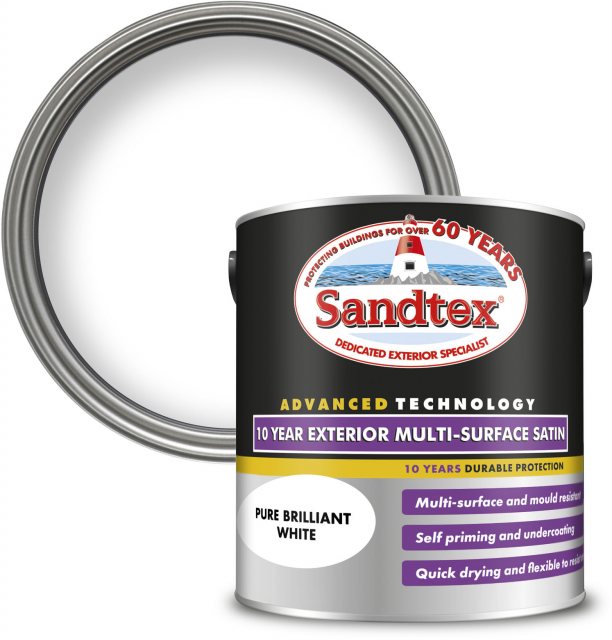 Sandtex Sandtex Satin Multi Surface Paint