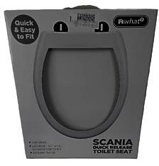 What! Soft Close Toilet Seat White