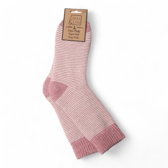 Jess & Lou Ladies' Cosy Thin Stripes Sock