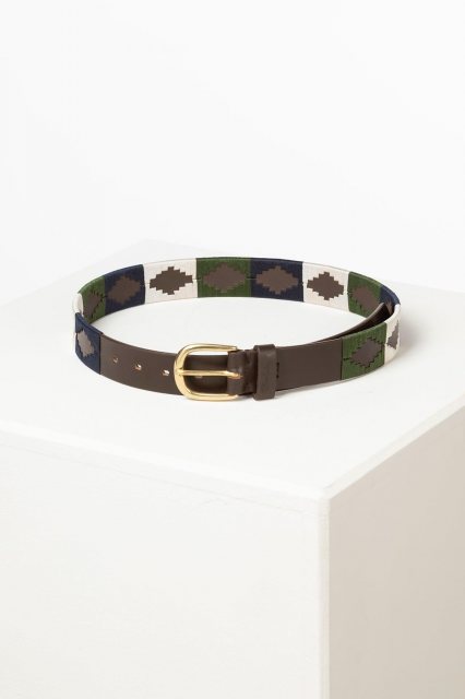 Rydale Rydale Askwith Belt Navy/White/Olive