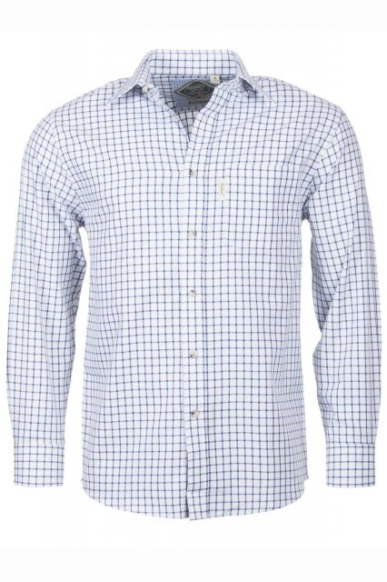 Rydale Rydale Richmond Long Sleeve Shirt Navy/White