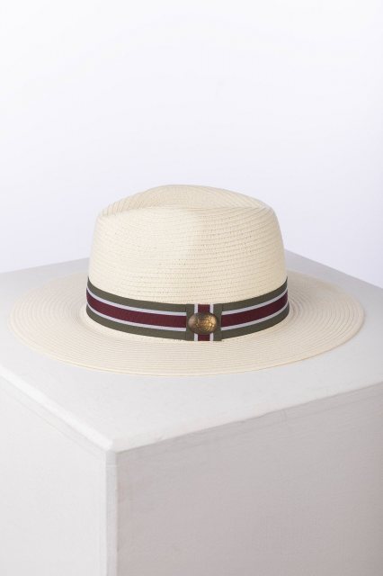 Rydale Rydale Malton Panama Hat Olive/Wine