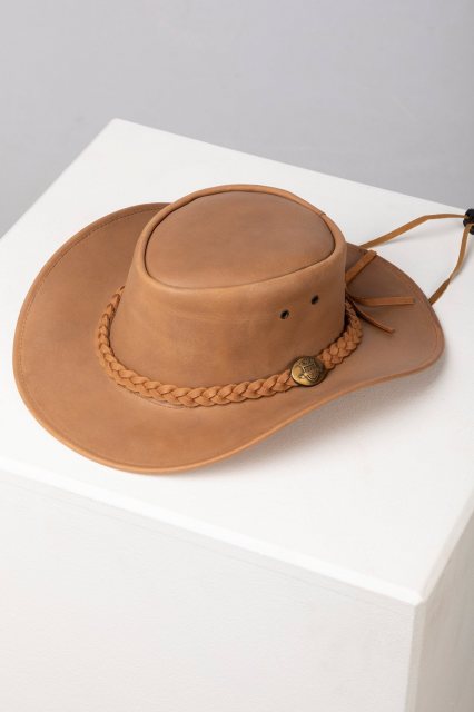 RUMENCO Rydale Foston Aussie Style Hat Antique Tan