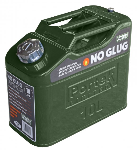 POINTER Portek 10L Fuel Can No Glug