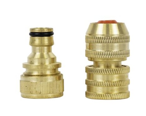Jefferson Tools Jefferson Brass 1/2" Male & 1/2" Female Hose Connector