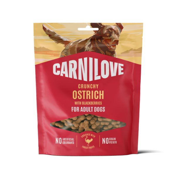 Carnilove Carnilove Ostrich & Blackberry Dog Treats 200g